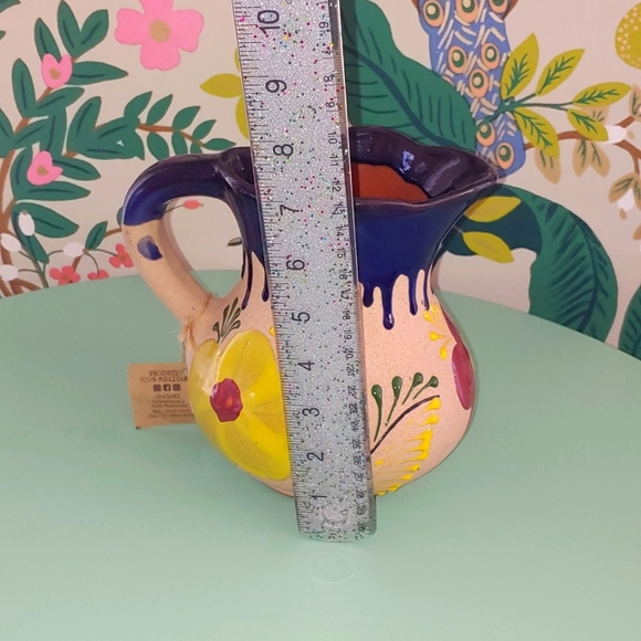 Terra Cotta Pitcher Mexican handcrafted - Picture 2 of 15